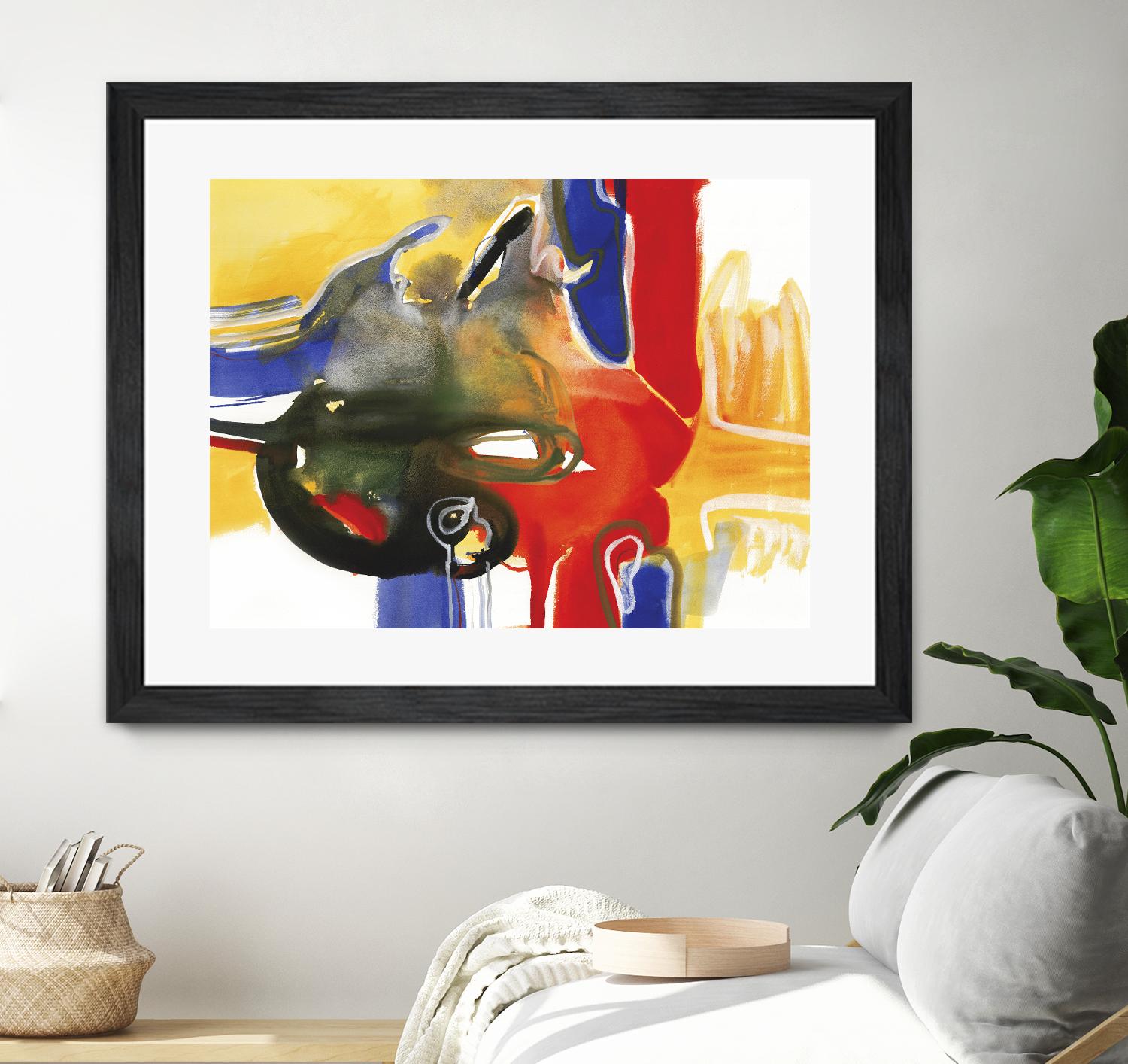 Drama III by Bianka Guna on GIANT ART - yellow abstract