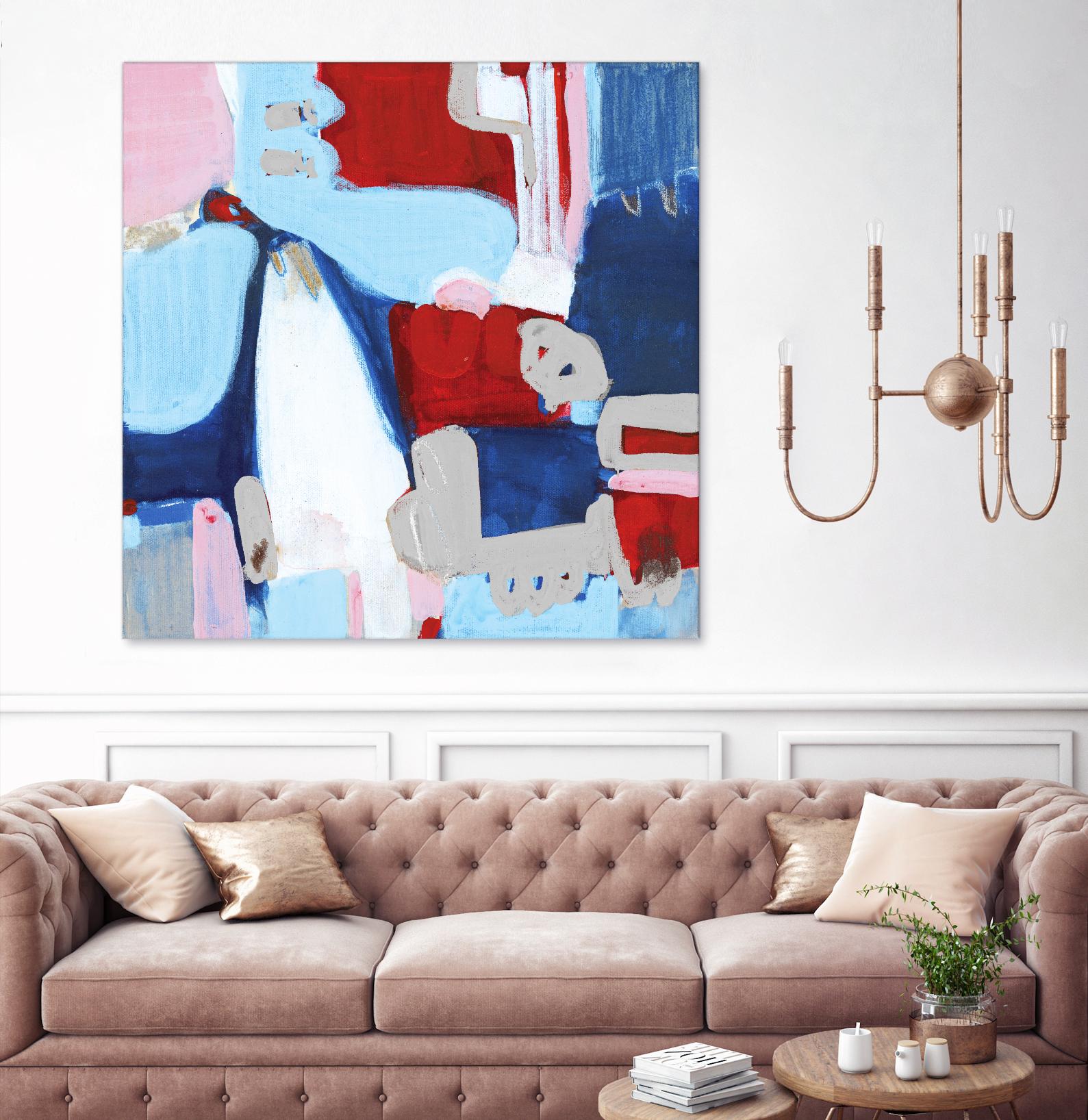 Little Secrets I by Bianka Guna on GIANT ART - white abstract