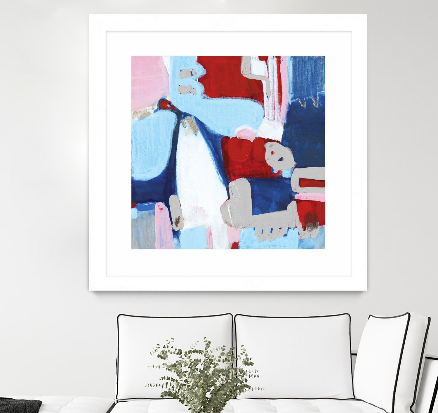 Little Secrets I by Bianka Guna on GIANT ART - white abstract