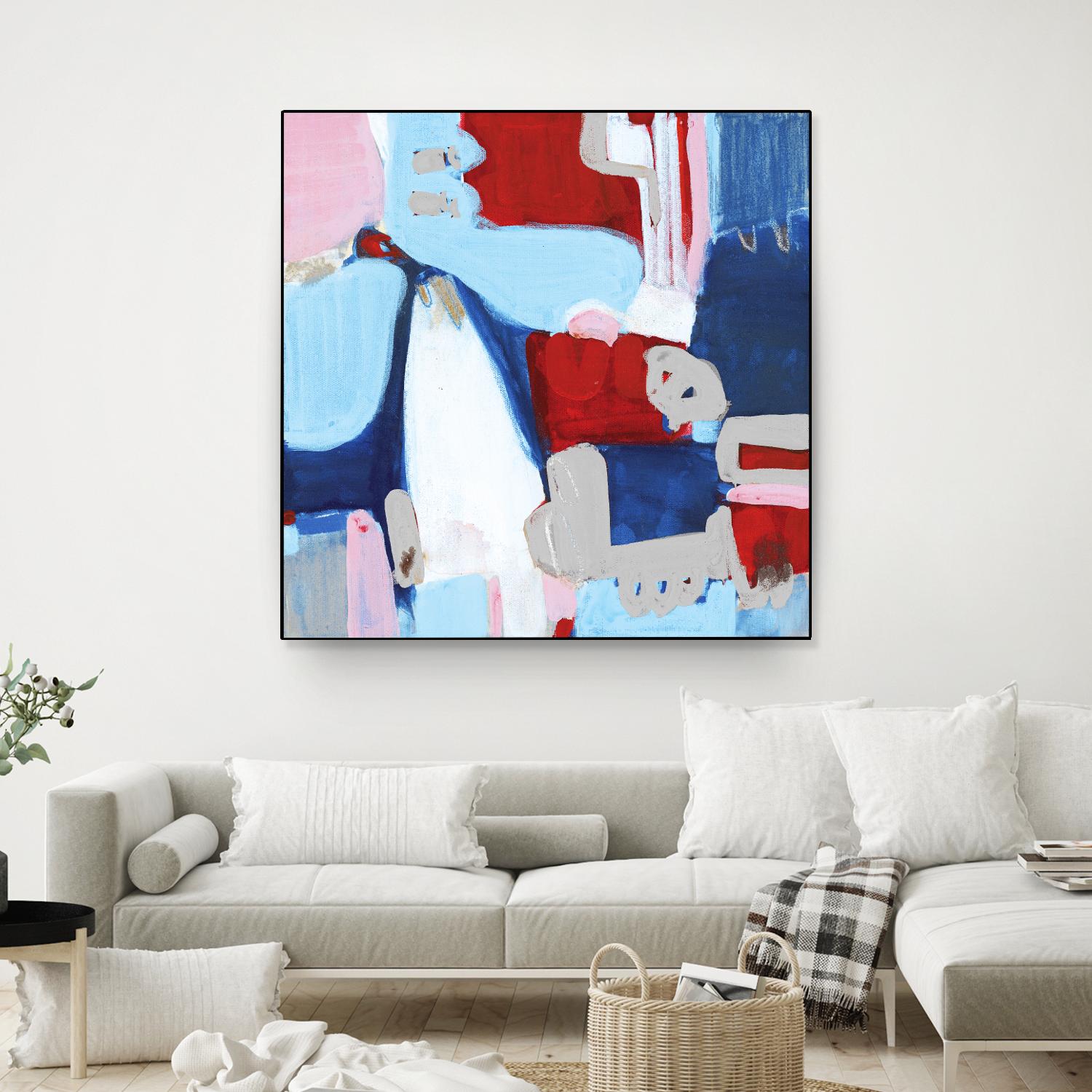 Little Secrets I by Bianka Guna on GIANT ART - white abstract