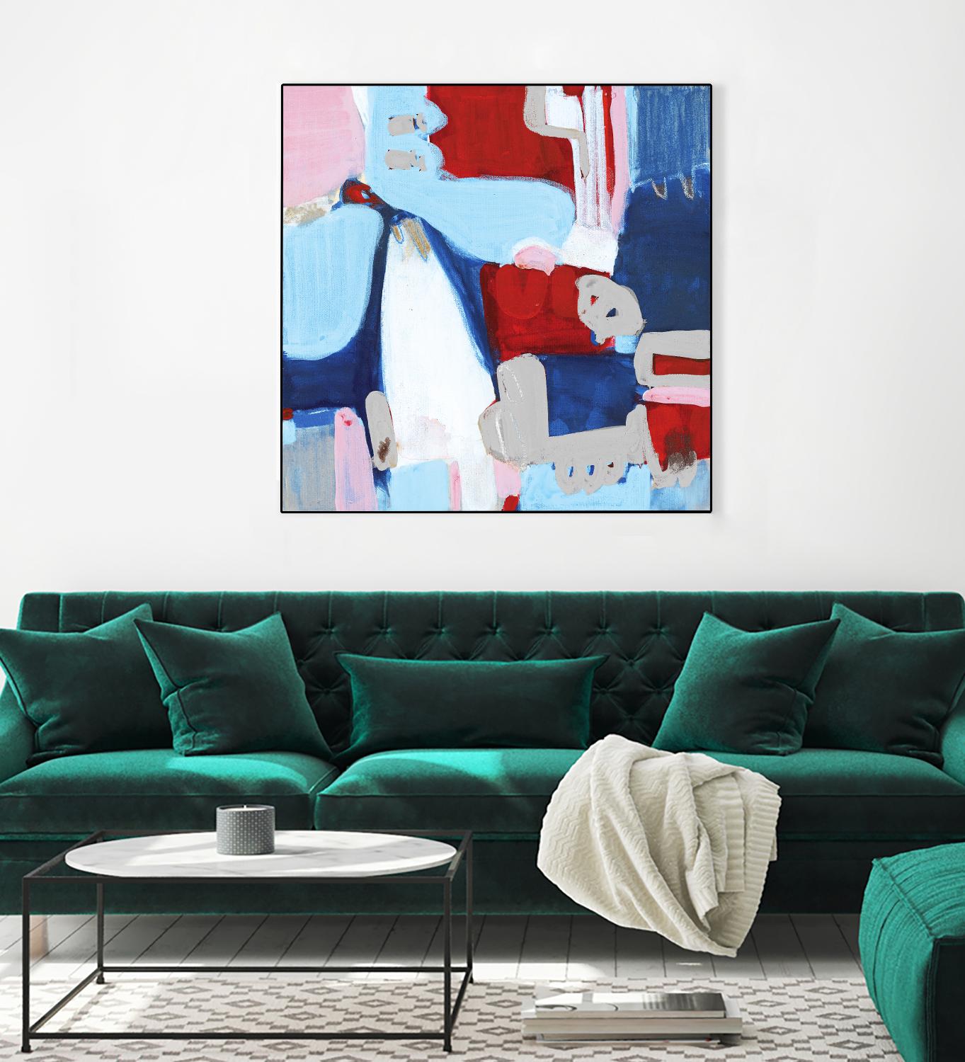 Little Secrets I by Bianka Guna on GIANT ART - white abstract