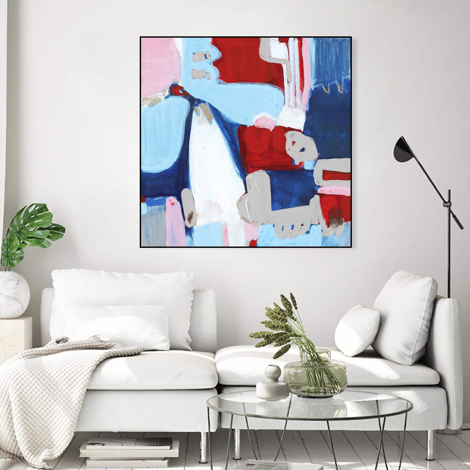 Little Secrets I by Bianka Guna on GIANT ART - white abstract
