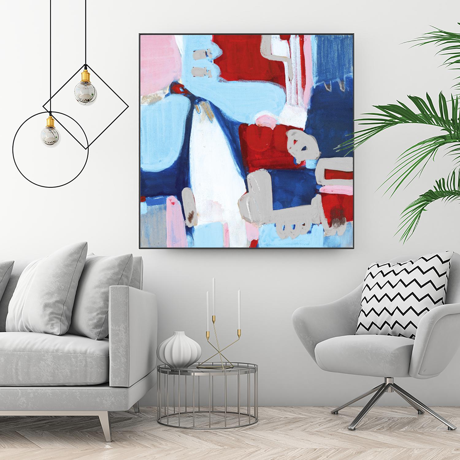 Little Secrets I by Bianka Guna on GIANT ART - white abstract