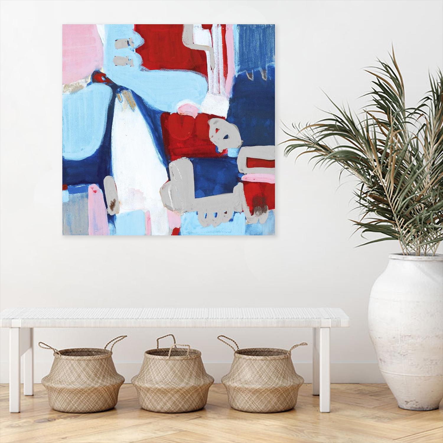 Little Secrets I by Bianka Guna on GIANT ART - white abstract