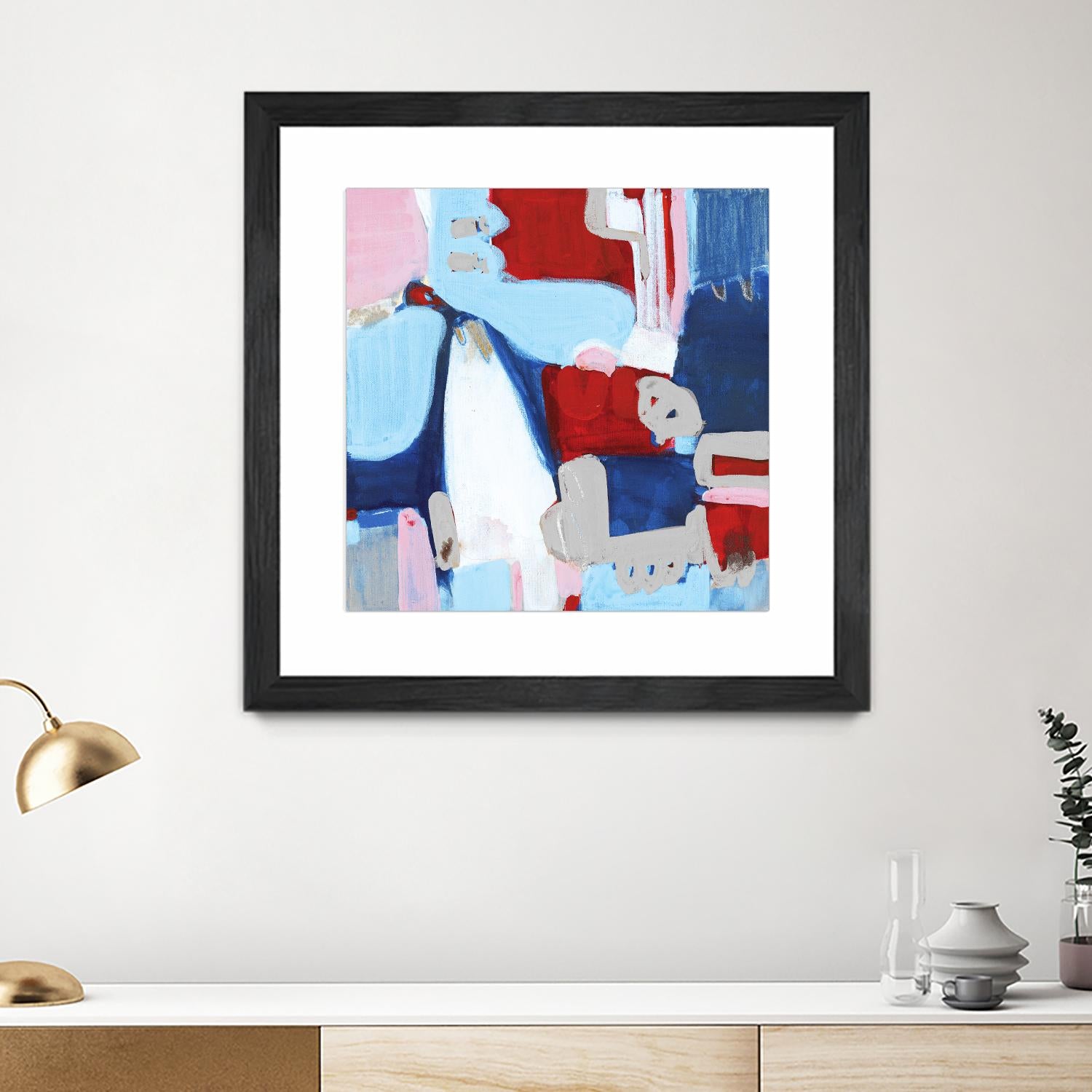 Little Secrets I by Bianka Guna on GIANT ART - white abstract