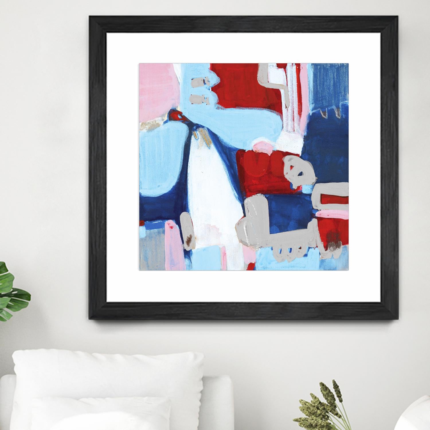 Little Secrets I by Bianka Guna on GIANT ART - white abstract