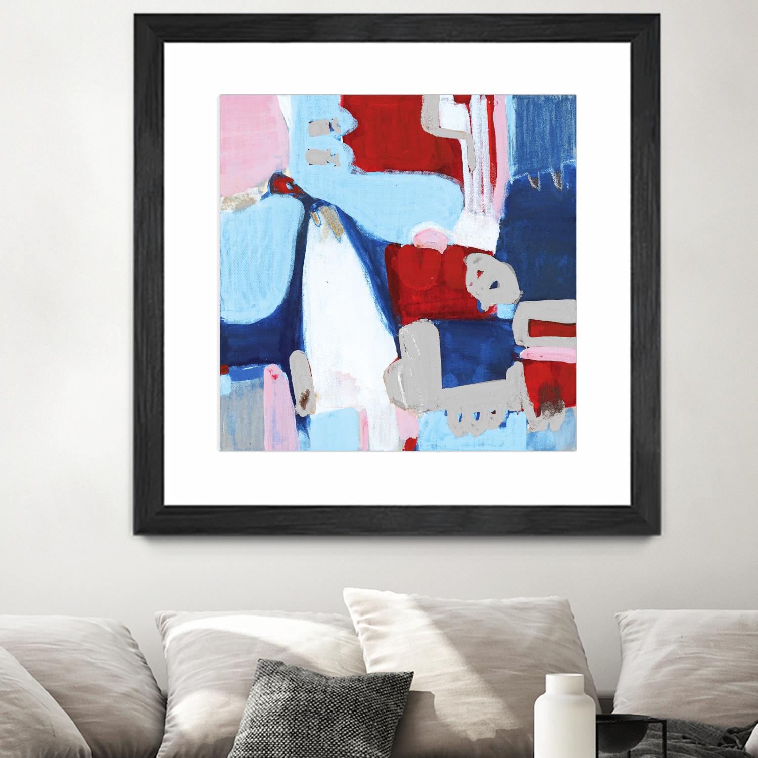 Little Secrets I by Bianka Guna on GIANT ART - white abstract