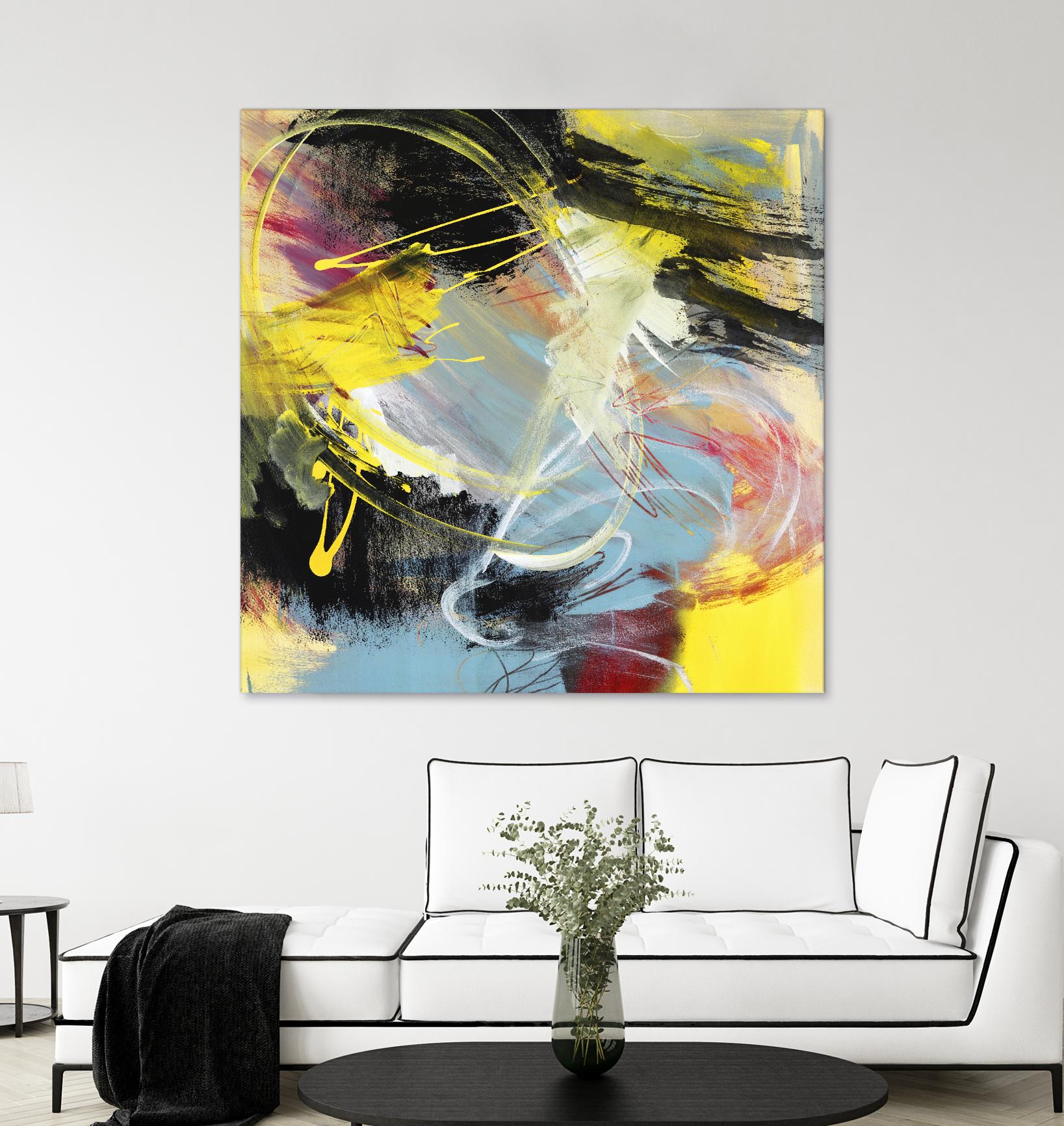 Storms in the Night by Bianka Guna on GIANT ART - black abstract