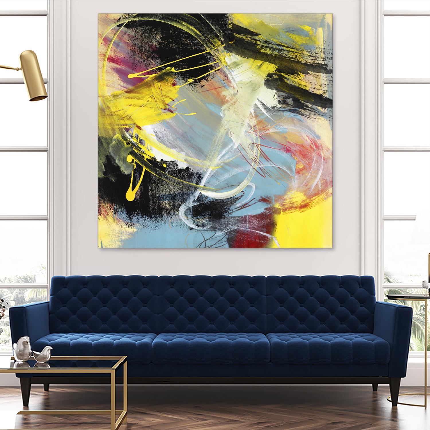 Storms in the Night by Bianka Guna on GIANT ART - black abstract