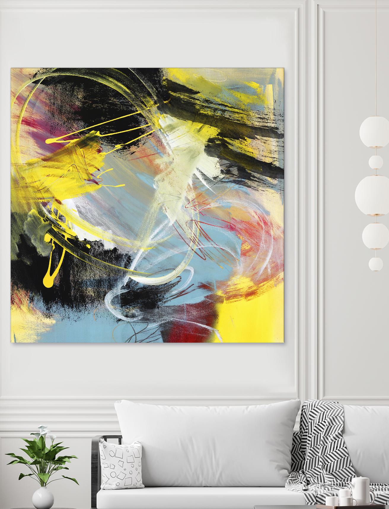 Storms in the Night by Bianka Guna on GIANT ART - black abstract