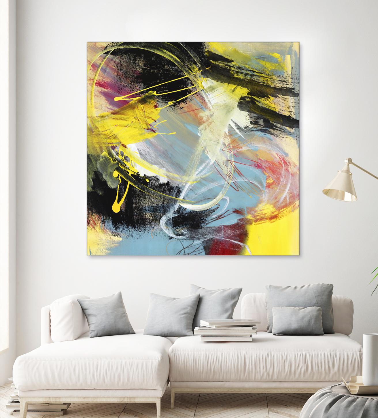 Storms in the Night by Bianka Guna on GIANT ART - black abstract