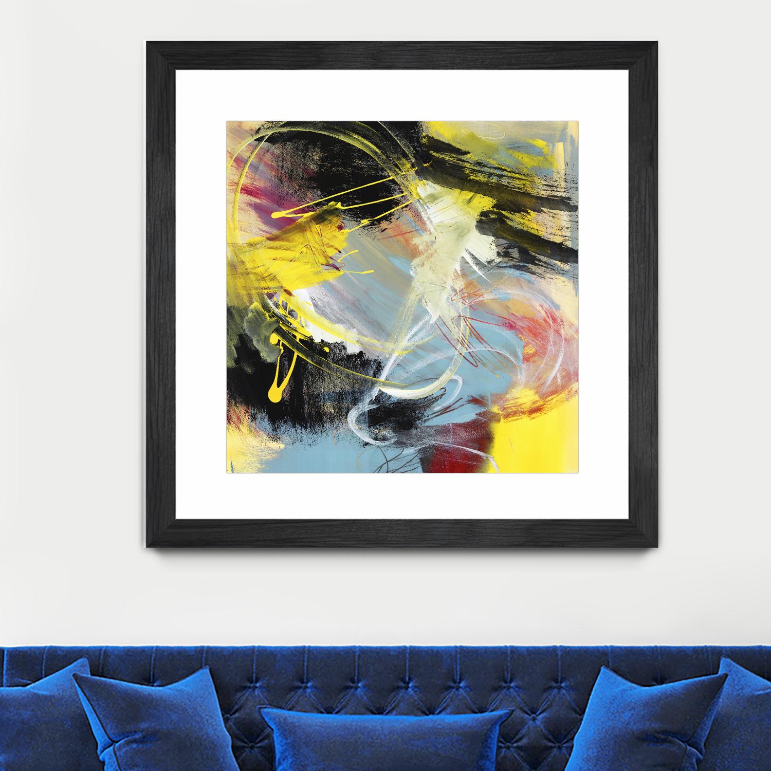 Storms in the Night by Bianka Guna on GIANT ART - black abstract