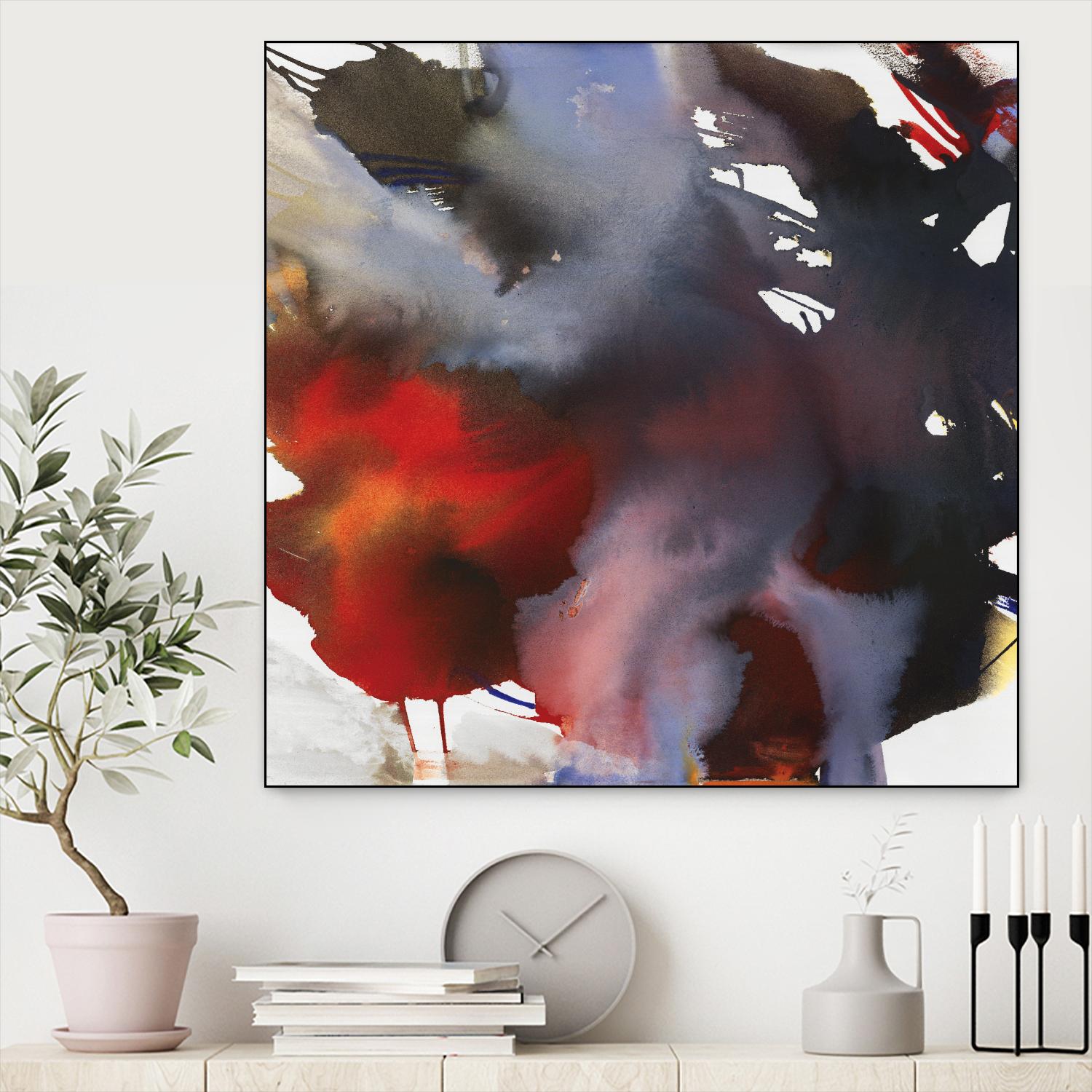 Spring Awakening by Bianka Guna on GIANT ART - red abstract