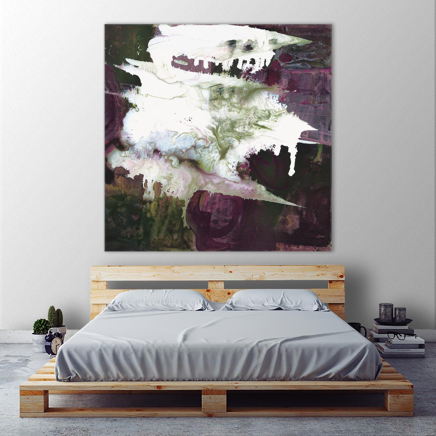 Departures by Bianka Guna on GIANT ART - purple abstract