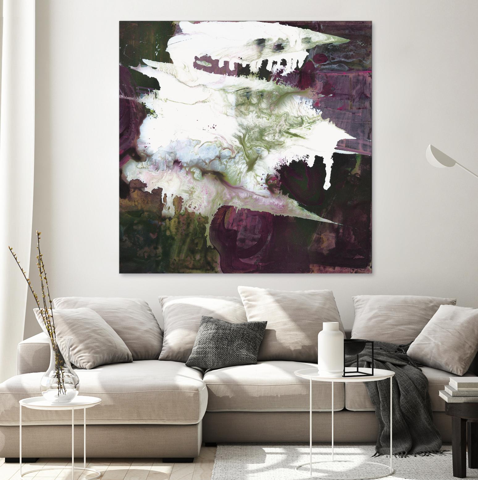 Departures by Bianka Guna on GIANT ART - purple abstract