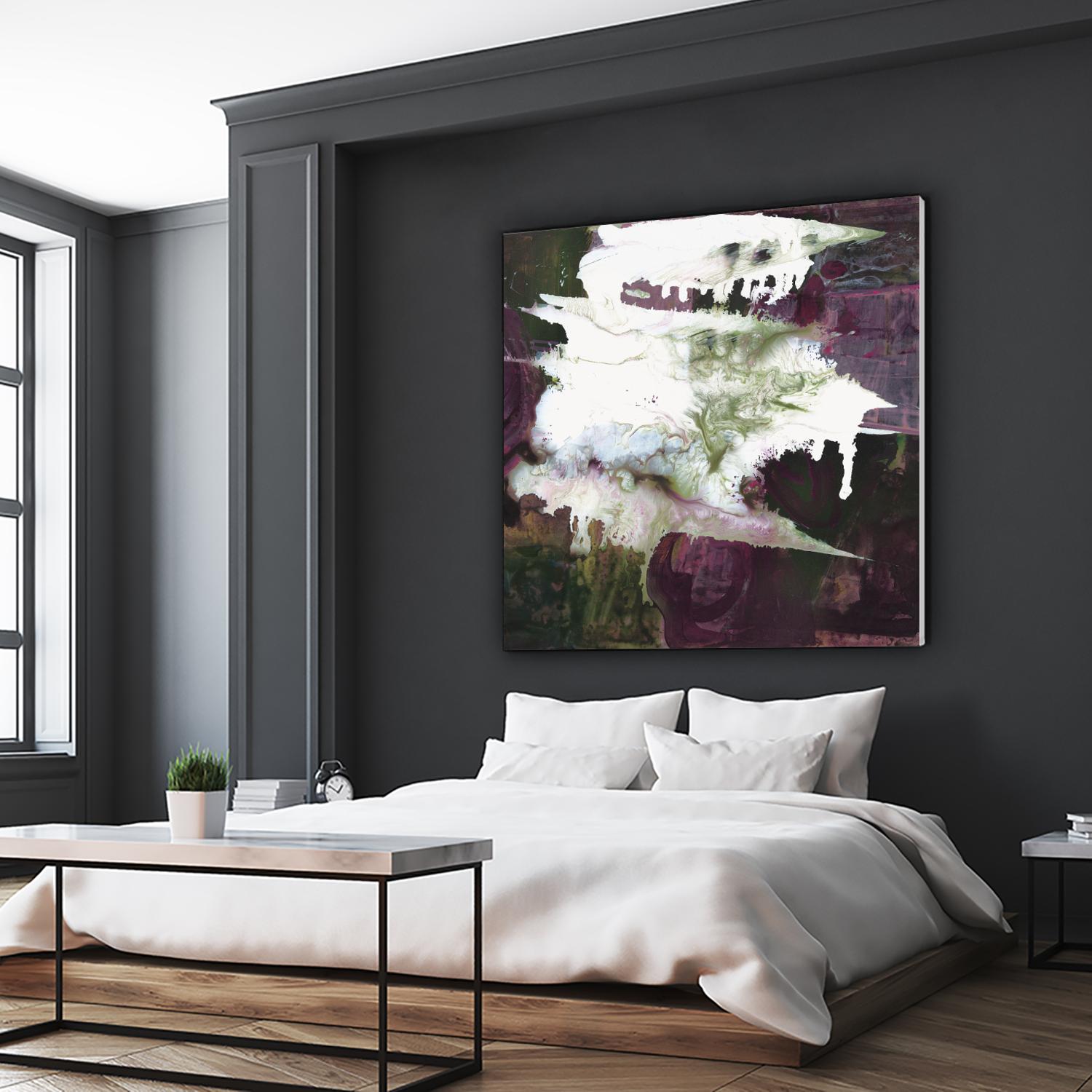 Departures by Bianka Guna on GIANT ART - purple abstract