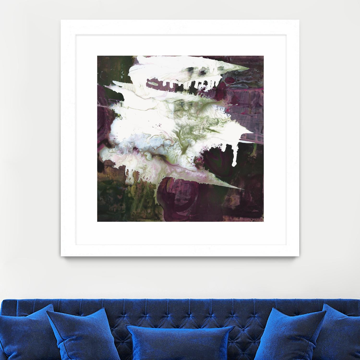 Departures by Bianka Guna on GIANT ART - purple abstract