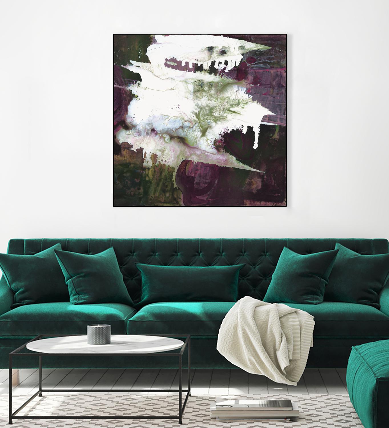 Departures by Bianka Guna on GIANT ART - purple abstract