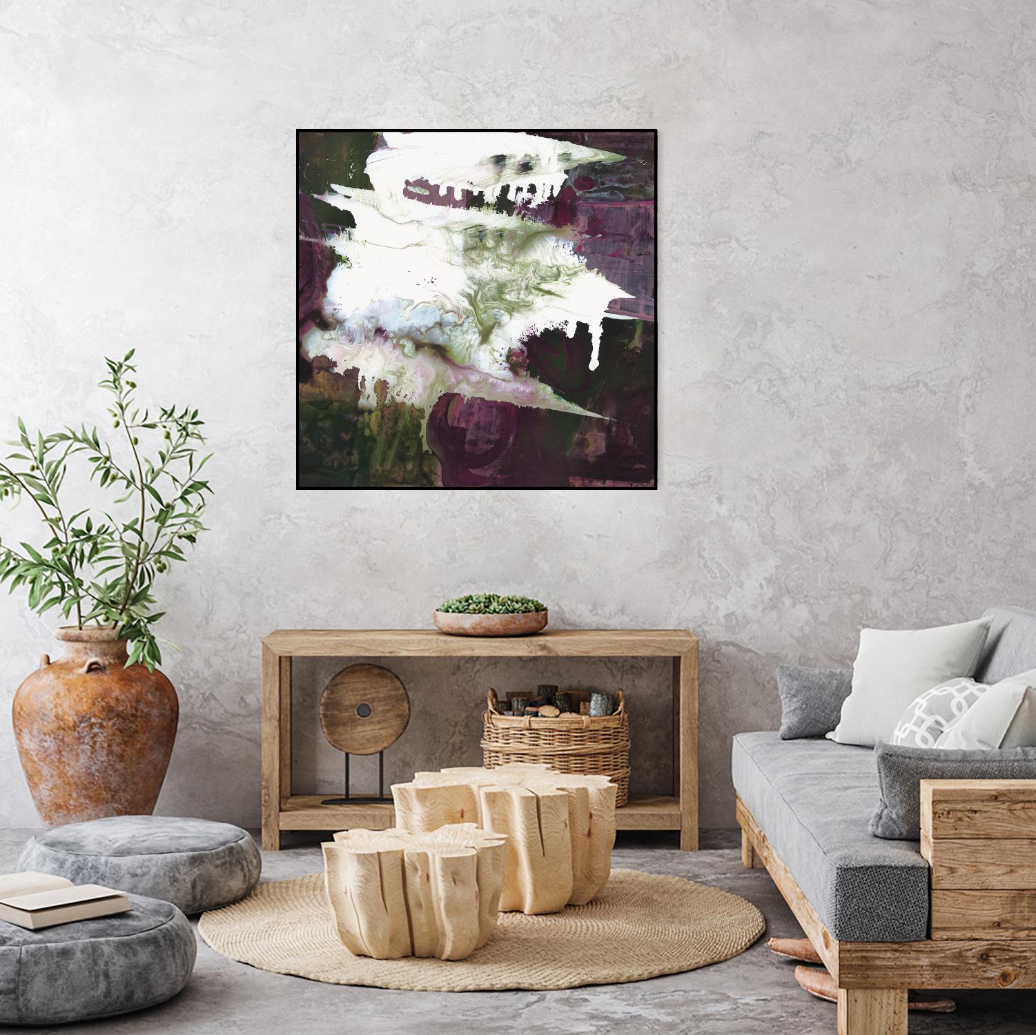 Departures by Bianka Guna on GIANT ART - purple abstract