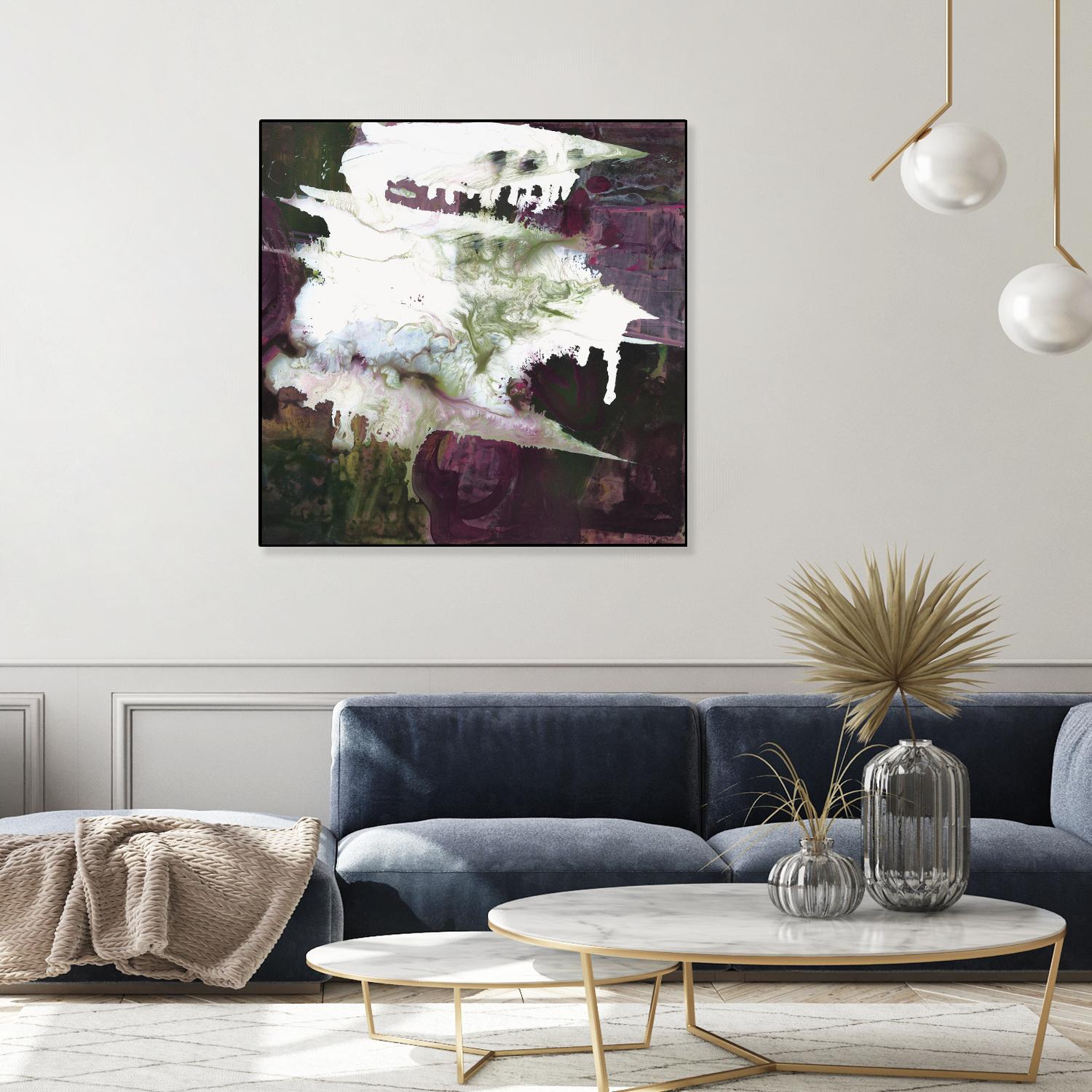 Departures by Bianka Guna on GIANT ART - purple abstract