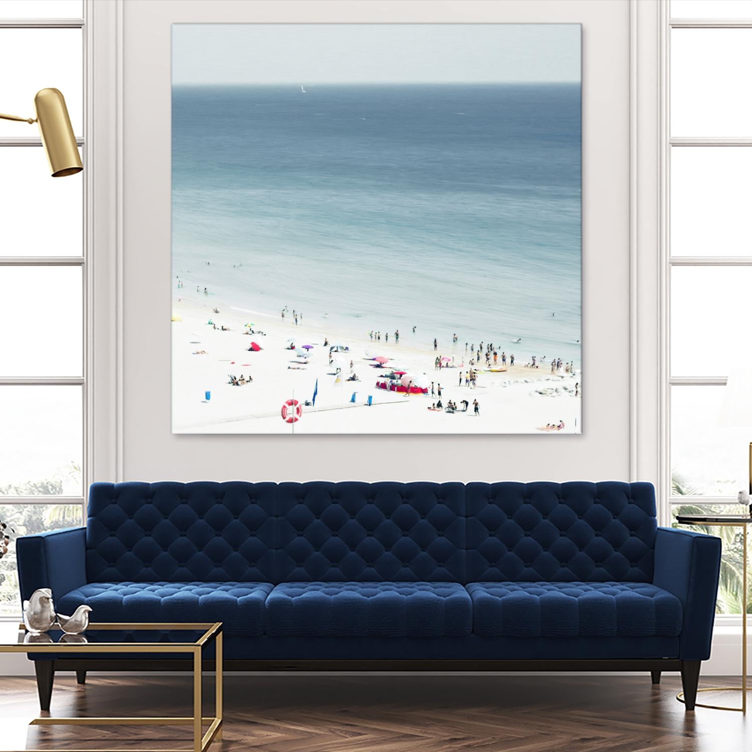 Sesimbra II by Ingrid Beddoes on GIANT ART - white sea scene