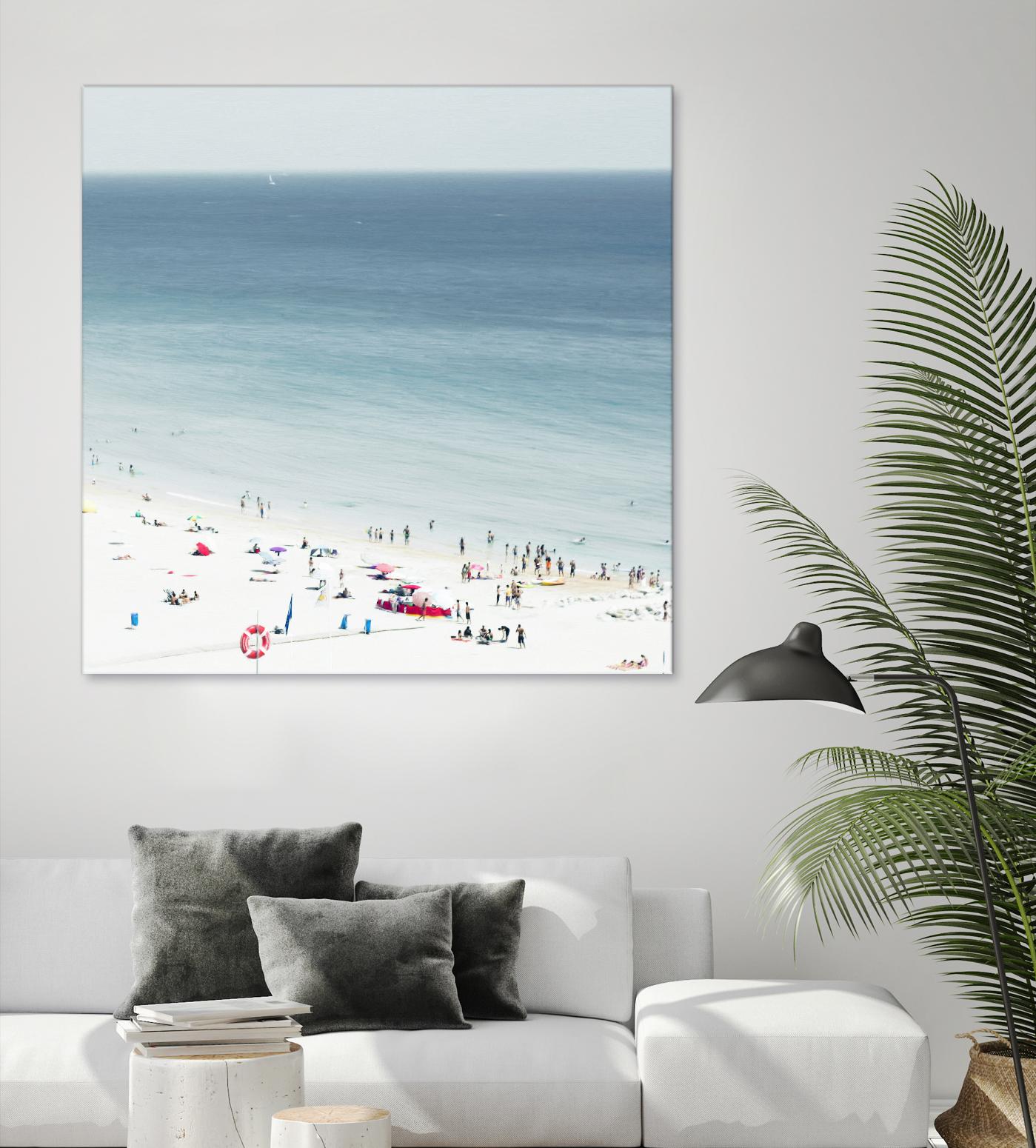 Sesimbra II by Ingrid Beddoes on GIANT ART - white sea scene
