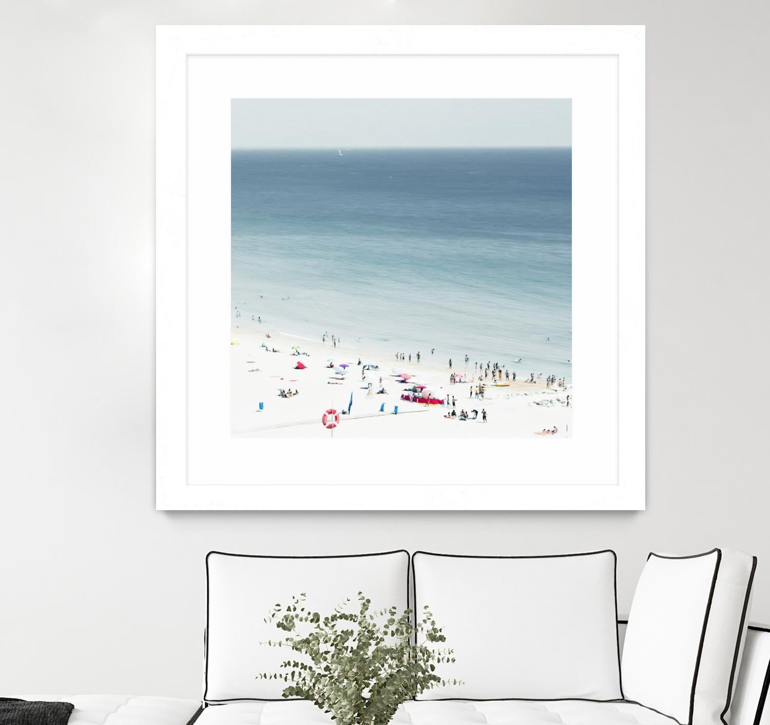 Sesimbra II by Ingrid Beddoes on GIANT ART - white sea scene
