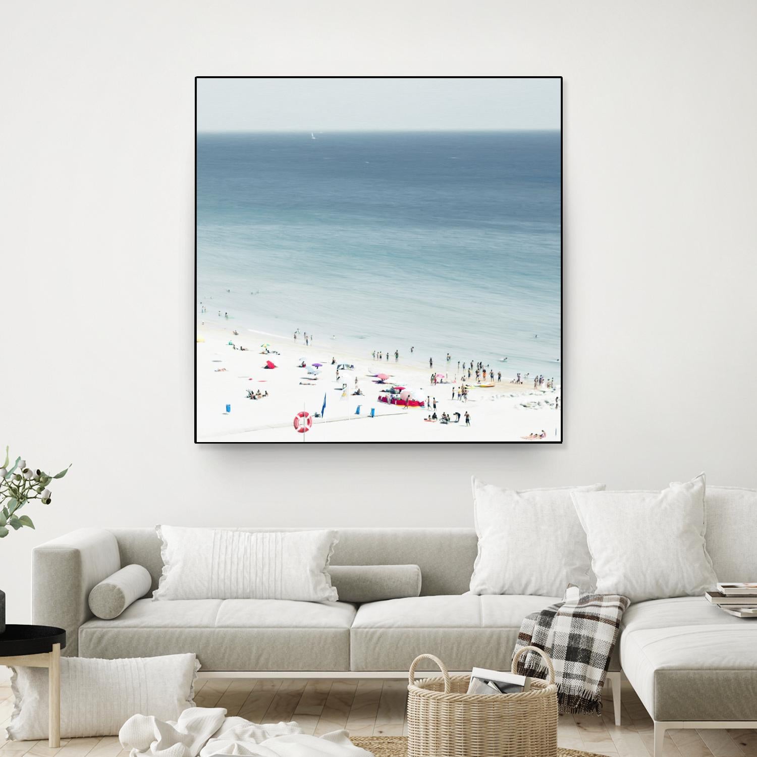 Sesimbra II by Ingrid Beddoes on GIANT ART - white sea scene