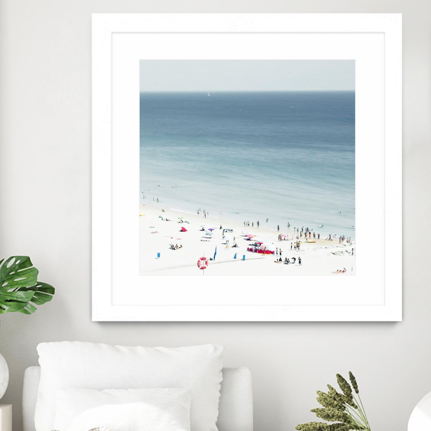 Sesimbra II by Ingrid Beddoes on GIANT ART - white sea scene