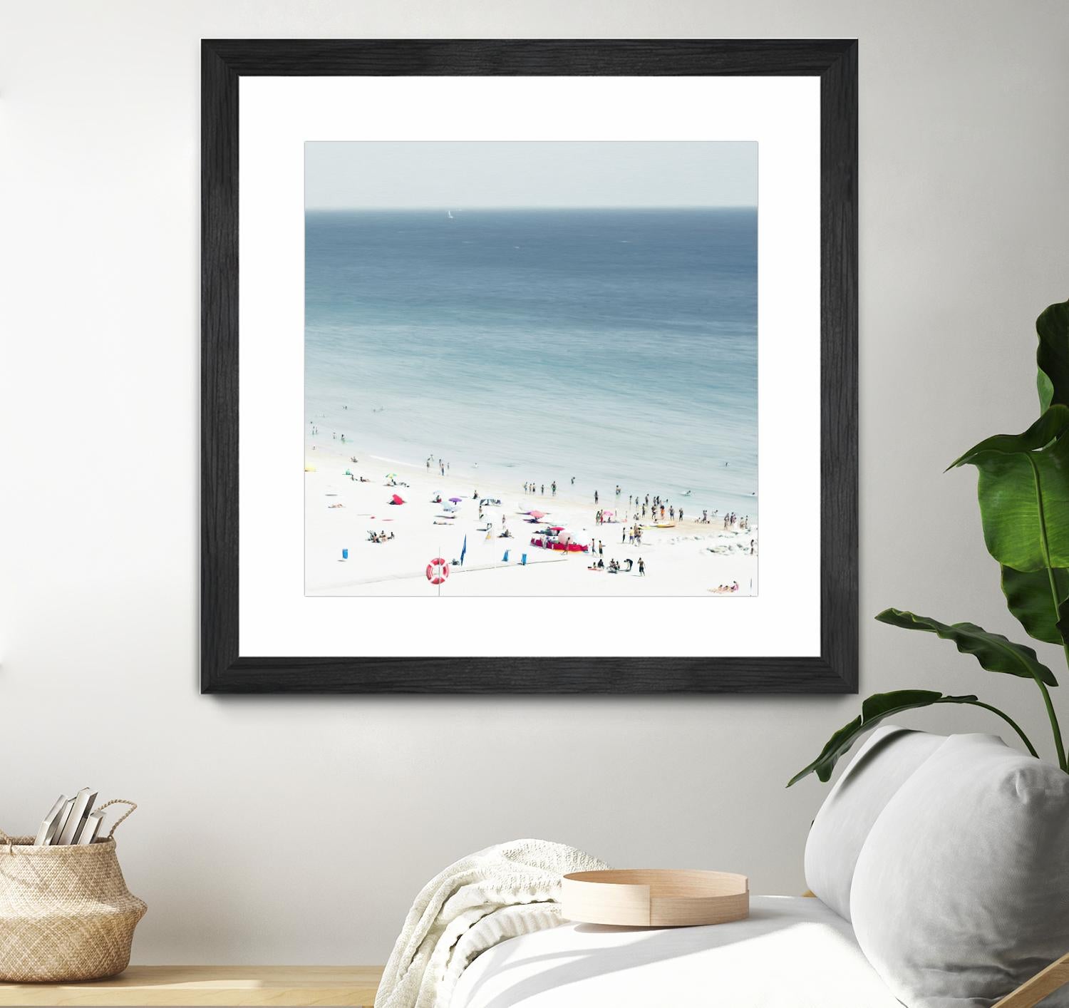 Sesimbra II by Ingrid Beddoes on GIANT ART - white sea scene