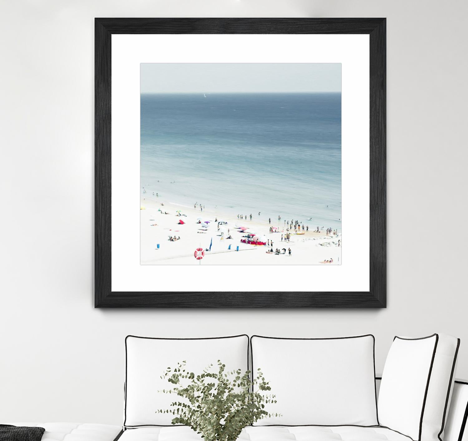 Sesimbra II by Ingrid Beddoes on GIANT ART - white sea scene