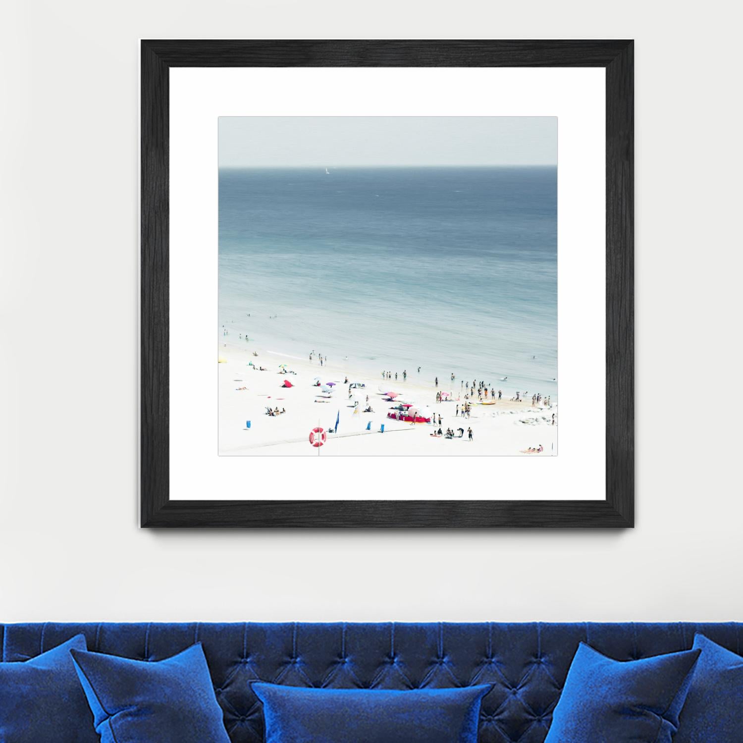 Sesimbra II by Ingrid Beddoes on GIANT ART - white sea scene