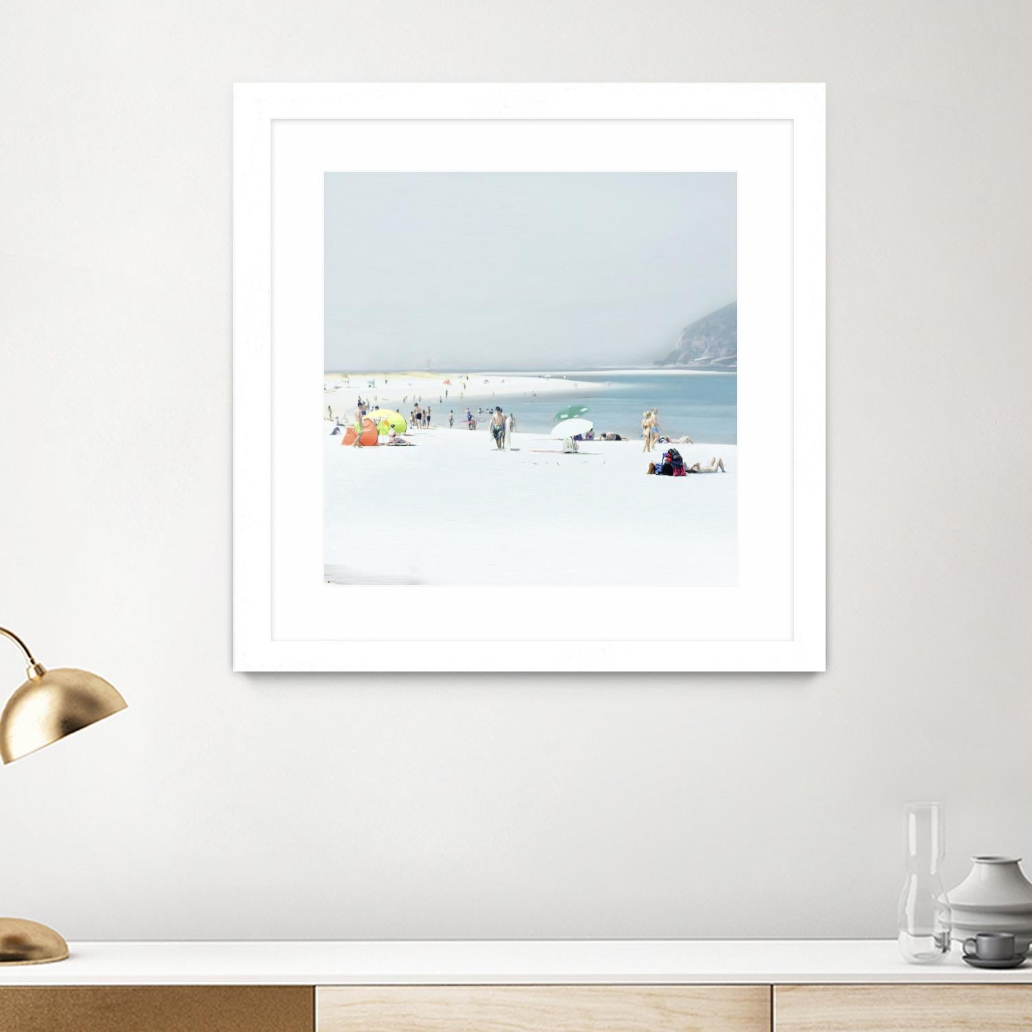 Troia by Ingrid Beddoes on GIANT ART - white sea scene