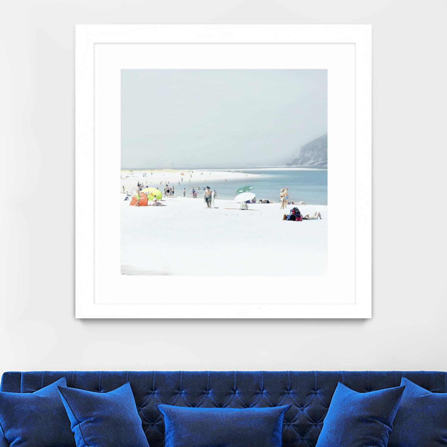 Troia by Ingrid Beddoes on GIANT ART - white sea scene