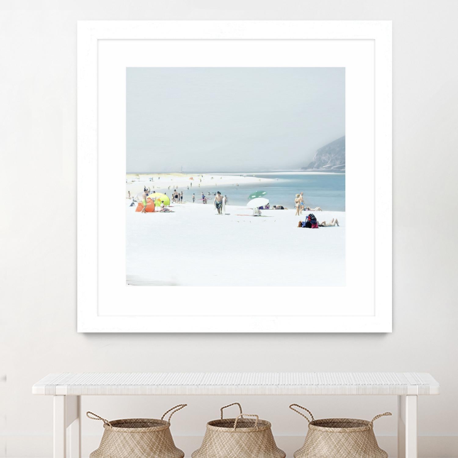 Troia by Ingrid Beddoes on GIANT ART - white sea scene