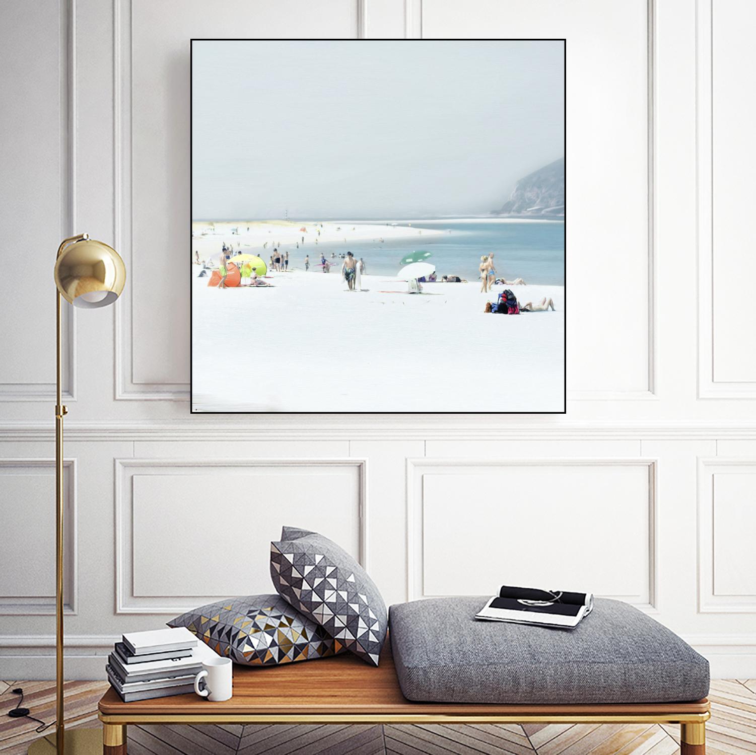 Troia by Ingrid Beddoes on GIANT ART - white sea scene