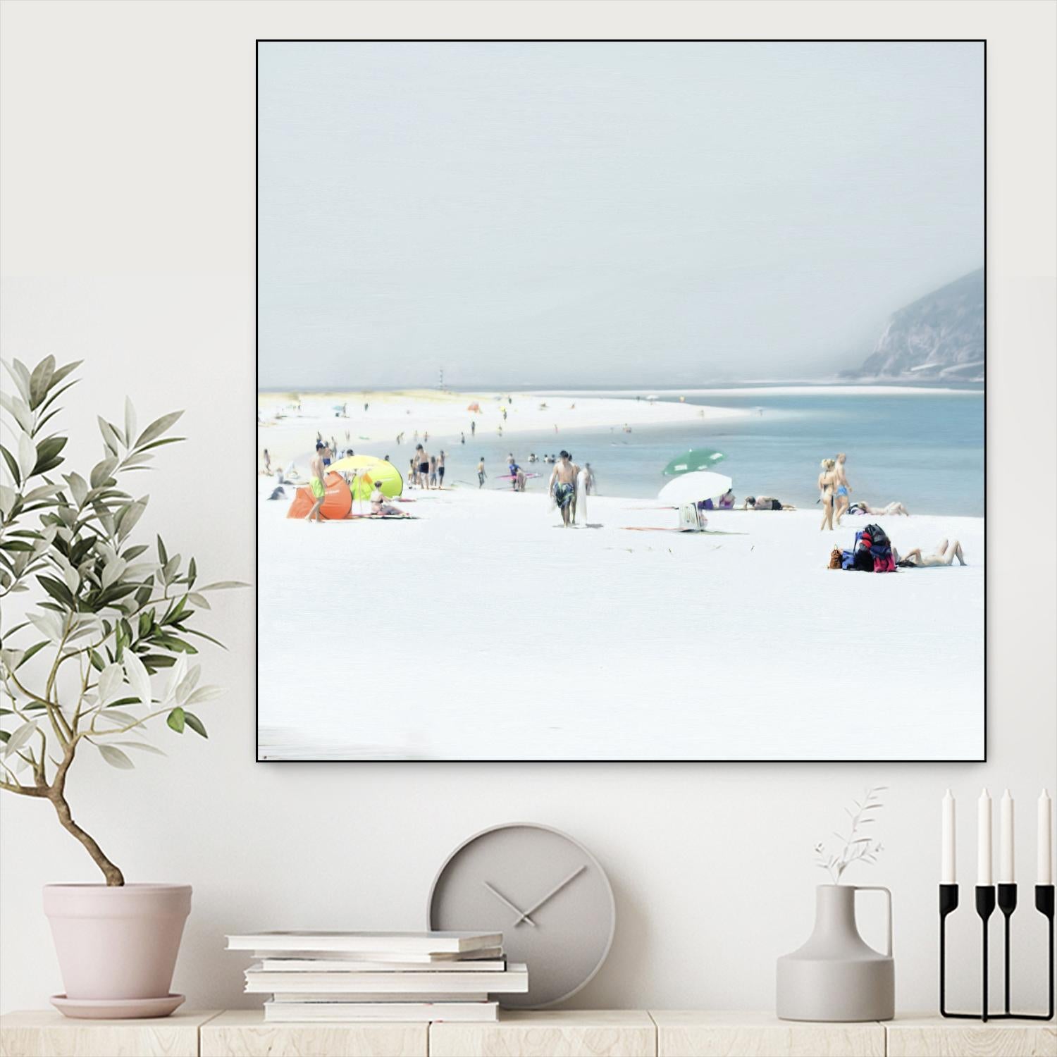 Troia by Ingrid Beddoes on GIANT ART - white sea scene