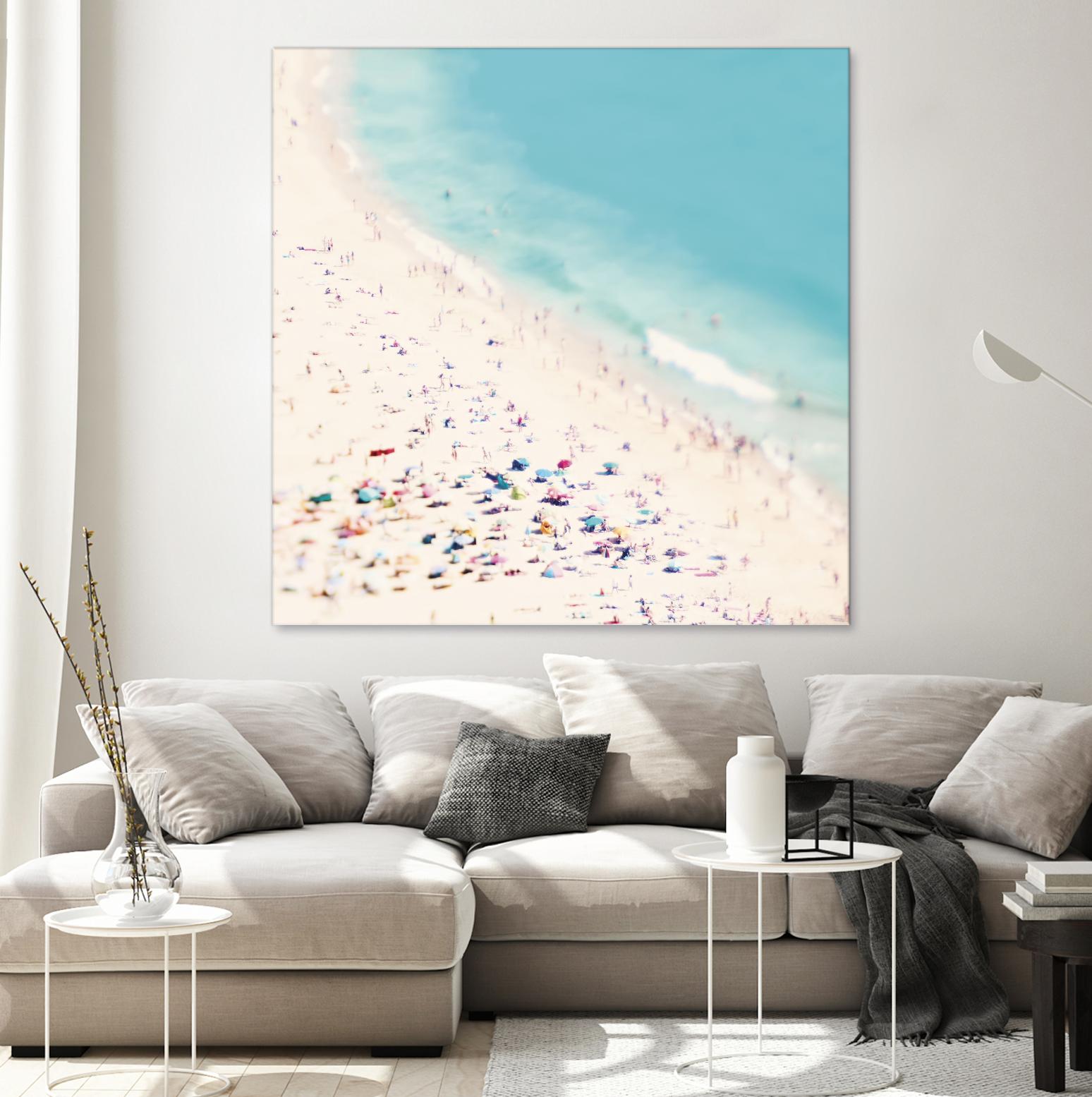Beach Love by Ingrid Beddoes on GIANT ART - beige sea scene