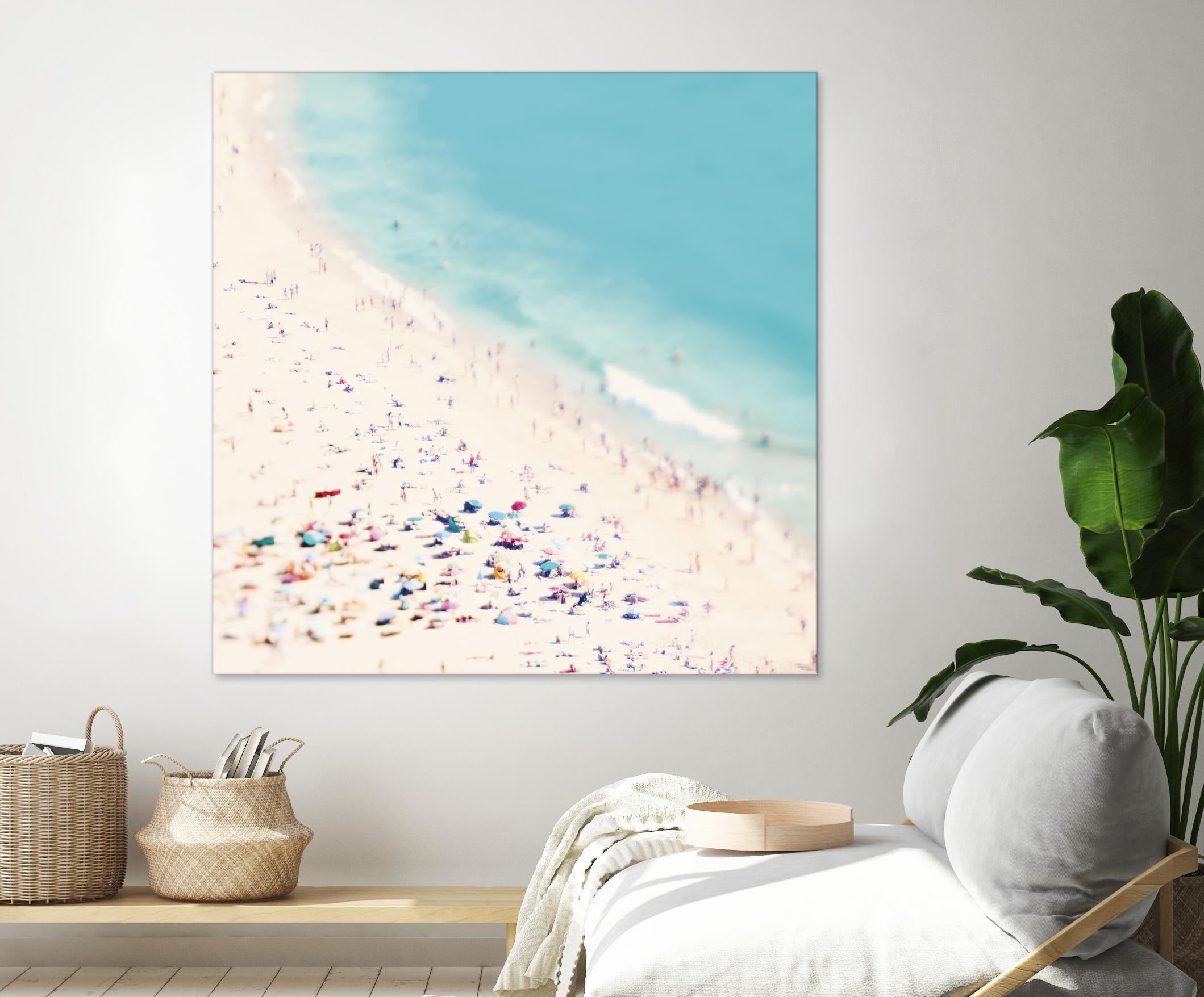 Beach Love by Ingrid Beddoes on GIANT ART - beige sea scene