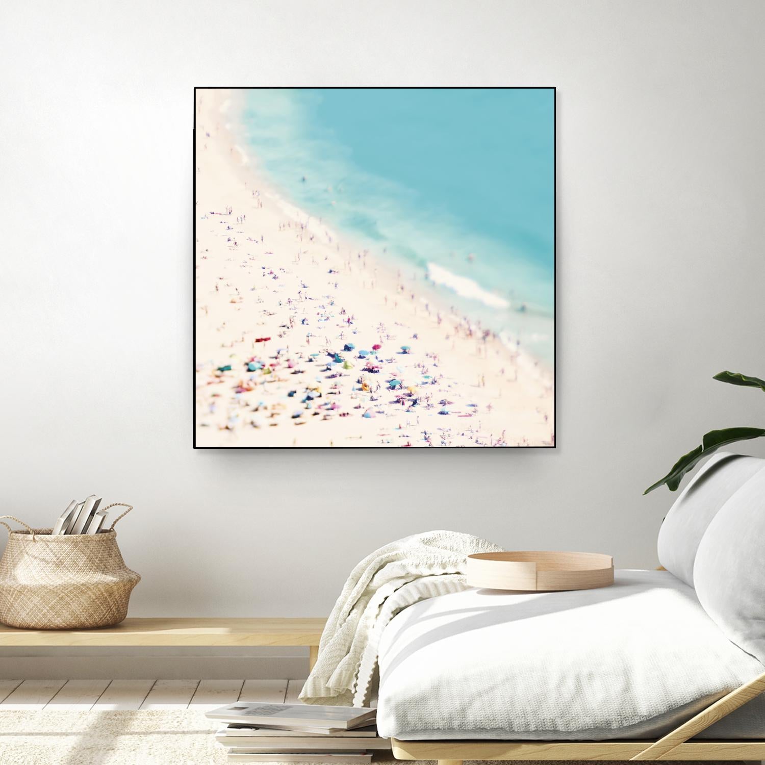 Beach Love by Ingrid Beddoes on GIANT ART - beige sea scene