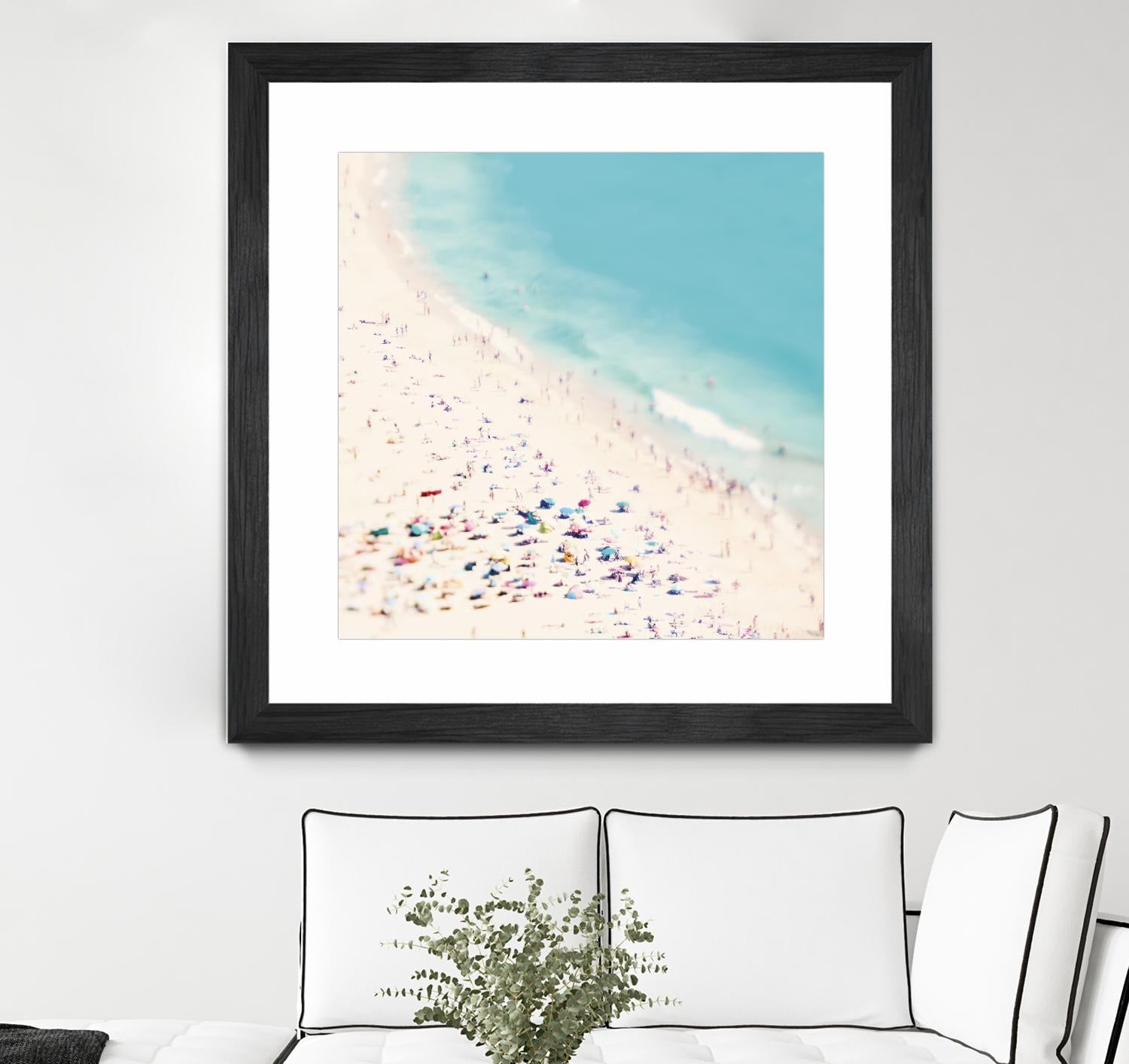 Beach Love by Ingrid Beddoes on GIANT ART - beige sea scene
