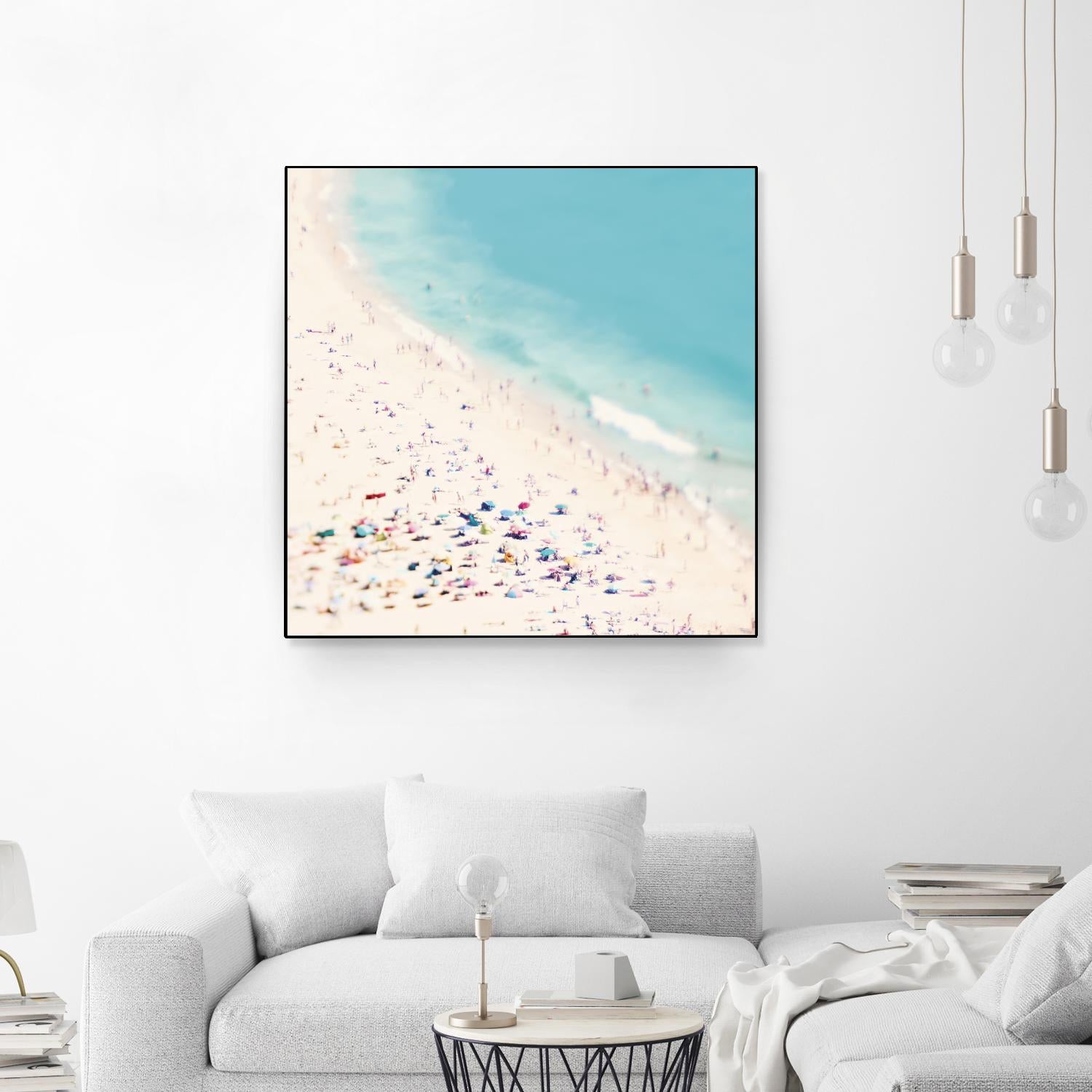Beach Love by Ingrid Beddoes on GIANT ART - beige sea scene