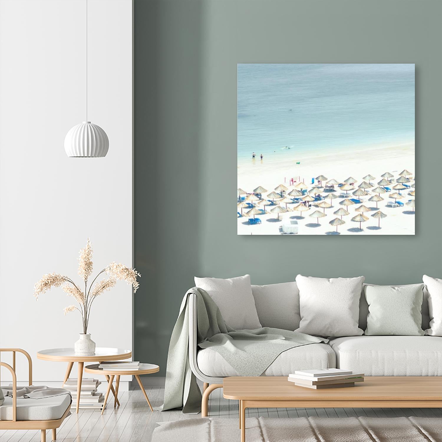 Sesimbra I by Ingrid Beddoes on GIANT ART - beige costal beach