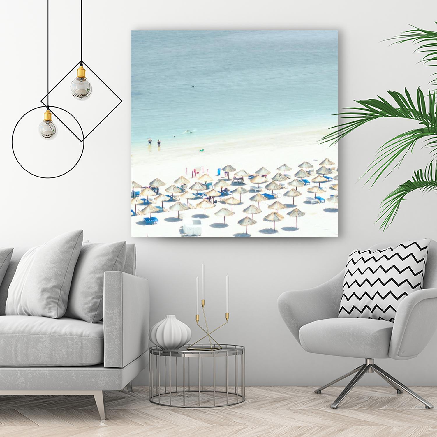 Sesimbra I by Ingrid Beddoes on GIANT ART - beige costal beach