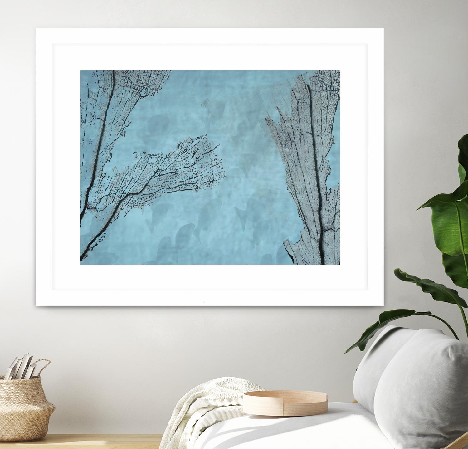 Coral II by Jessica Valner on GIANT ART - grey nautical