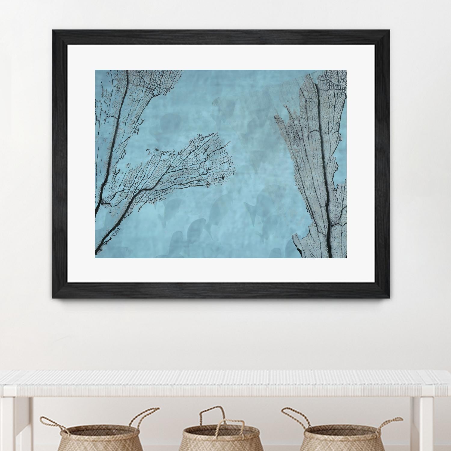 Coral II by Jessica Valner on GIANT ART - grey nautical