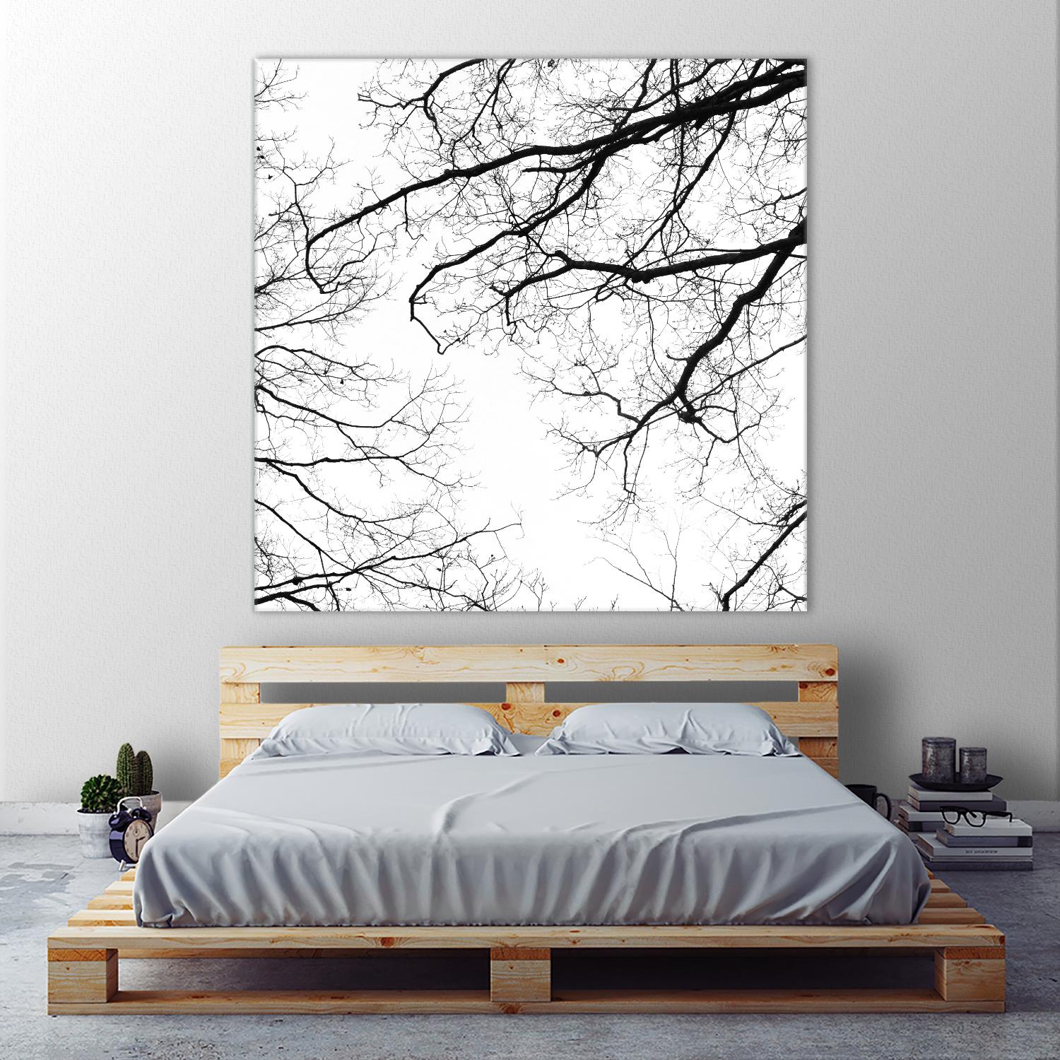 Billows II by Judy Stalus on GIANT ART - black trees