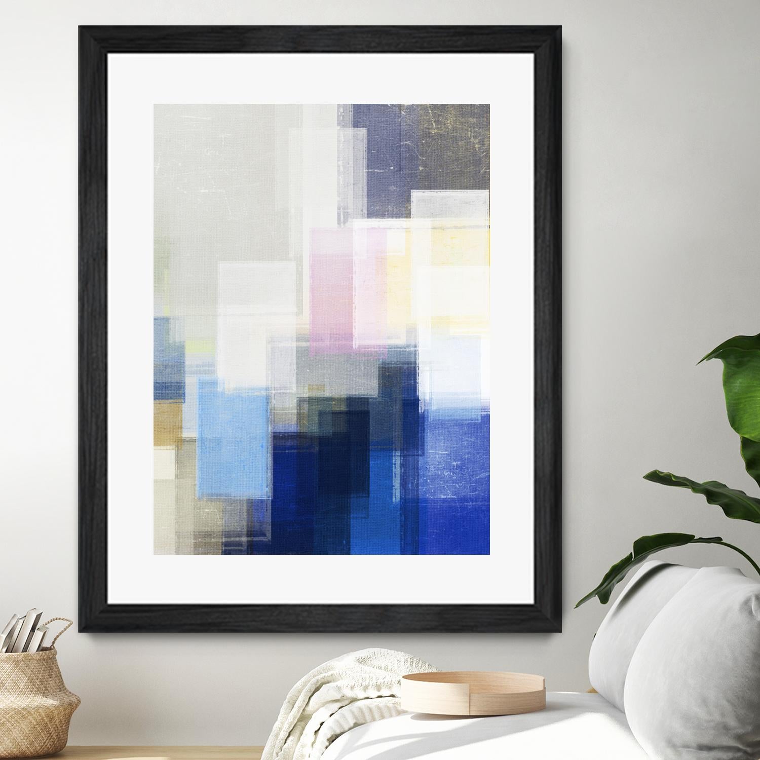 New Start by Jenn Jorgensen on GIANT ART - blue abstract