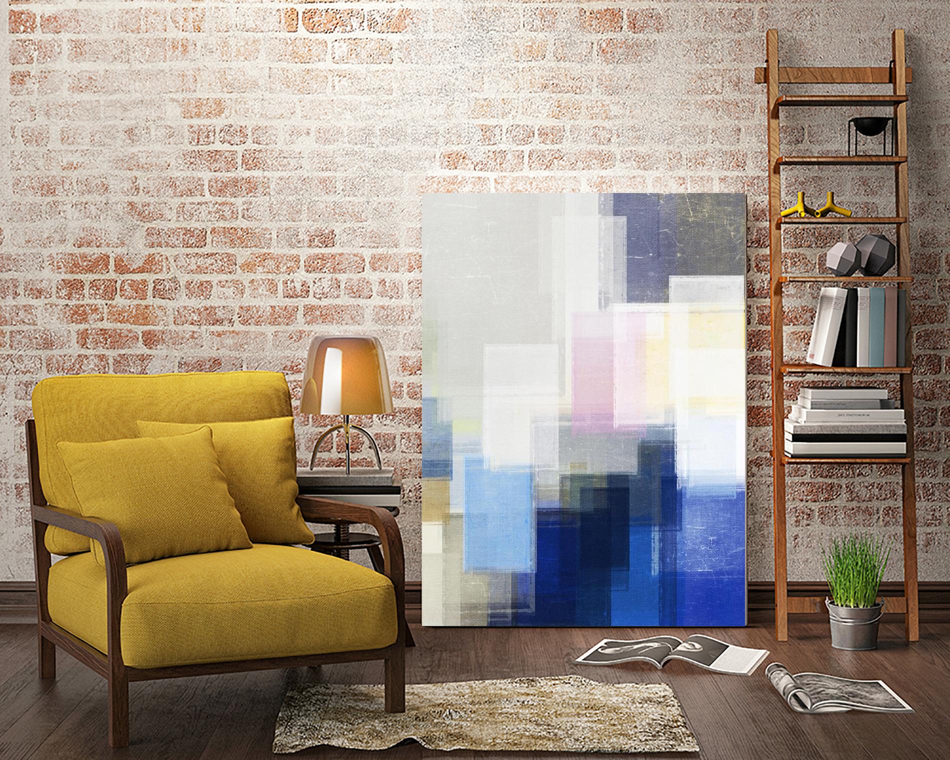 New Start by Jenn Jorgensen on GIANT ART - blue abstract