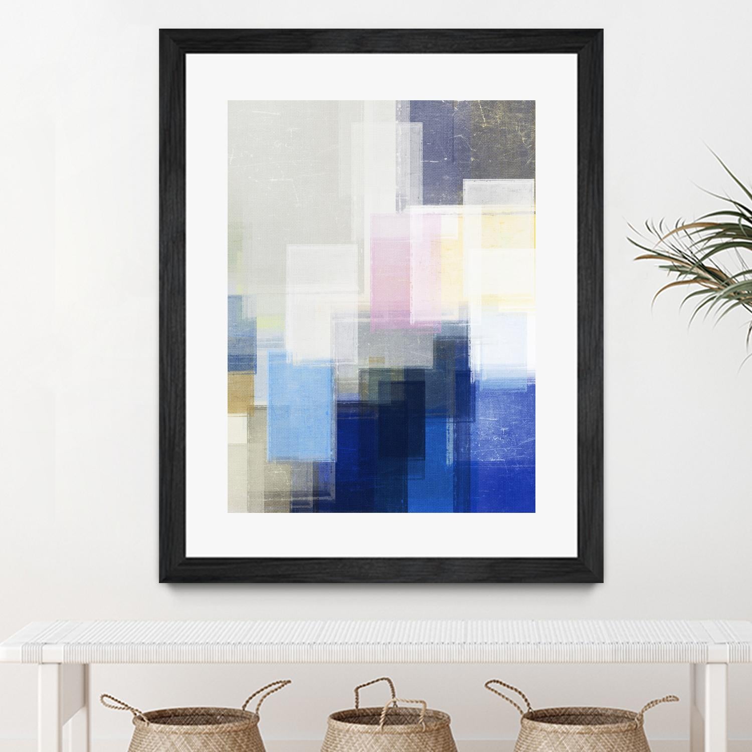 New Start by Jenn Jorgensen on GIANT ART - blue abstract